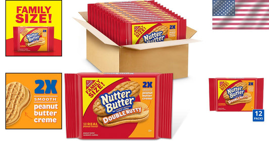 Tasty Double Nutty Peanut Butter Cookies - Ideal for Snacks, Sharing & Desserts