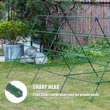 Load image into Gallery viewer, Durable 57" Plastic Coated Garden Trellis for Tomatoes and Climbing Vegetables