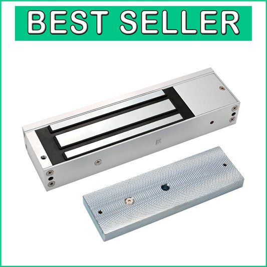 Elegant 500KG Electromagnetic Lock with Armature Plate - Access Control Solution