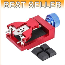 Load image into Gallery viewer, Versatile Adjustable Watch Case Holder for Easy Repairs - Silver and Red