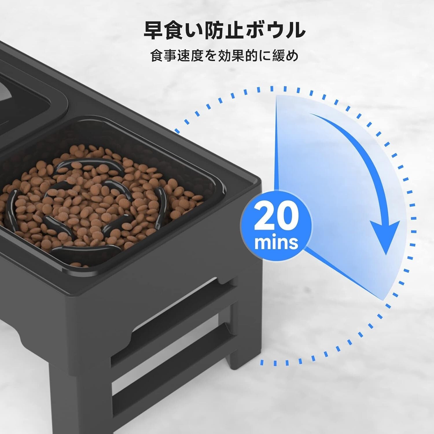 Collapsible Adjustable Dog Bowl Set with Stainless Steel & Slow Feeder Options