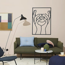 Load image into Gallery viewer, Stunning 4 Pack Metal Wall Art Décor - Minimalist 3D Line Art Women’s Shapes