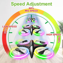 Load image into Gallery viewer, Lightweight 4.9-Inch Children’s Drone - Crash-Proof LED &amp; 15 Min Flight Time