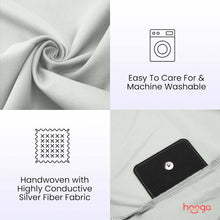 Load image into Gallery viewer, Organic Grounding Fitted Sheet King Size - 94% Cotton &amp; Silver for Restful Sleep