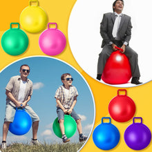 Load image into Gallery viewer, 6-Piece Inflatable Hopper Ball Set - 32 Inch Bouncing Balls with Handles