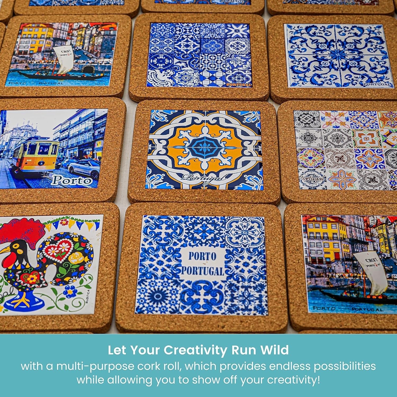 Eco-Friendly Cork Shelf Liner - 18" x 4' - Perfect for Home and Office Use