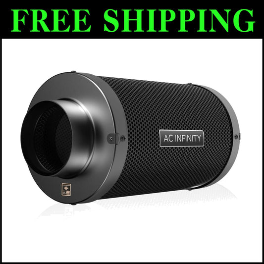 High Airflow 4" Circular Carbon Filter for Effective Odor Control in Hydroponics