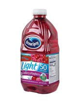 Load image into Gallery viewer, Natural Cranberry Raspberry Juice - 8 Pack of 64 Fl Oz Bottles, Low Calorie