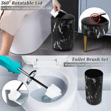 Load image into Gallery viewer, 9-Piece Black Marble Bathroom Accessories Set - Enhancing Elegance and Function