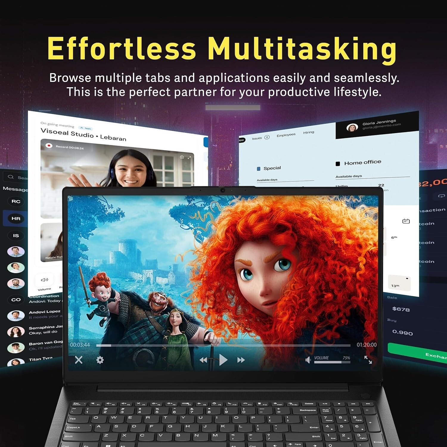 All-in-One Asus CM1402 14" FHD Chromebook - Spill Resistant with Docking Station