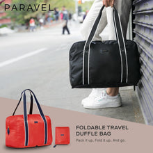 Load image into Gallery viewer, Lightweight Foldable Duffle Bag | Water-Resistant, Eco-Friendly Travel Companion