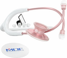 Load image into Gallery viewer, Acoustica Lightweight Dual Head Stethoscope - Rosegold Matte - Doctors &amp; Nurses