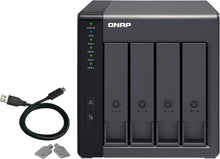 Load image into Gallery viewer, Diskless External Hard Drive with USB Type-C &amp; Hardware RAID Support - 4-Bay