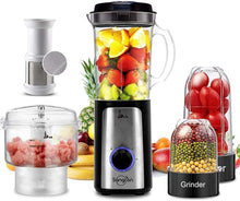 Load image into Gallery viewer, Compact 5-in-1 Electric Food Chopper &amp; Blender - Perfect for Effortless Cooking