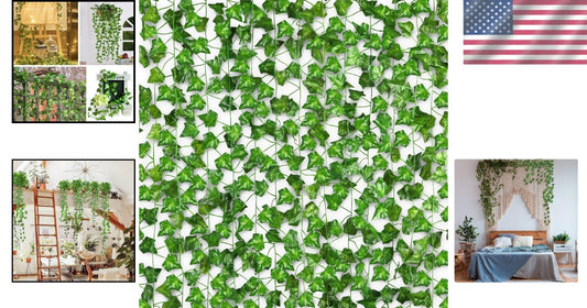 84 Pack 588Ft UV Resistant Artificial Ivy Garland for Indoor & Outdoor Decor