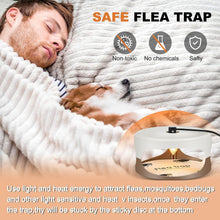 Load image into Gallery viewer, Durable Indoor Flea Light Trap Bundle - 4 Traps with UV Bulbs &amp; Sticky Discs