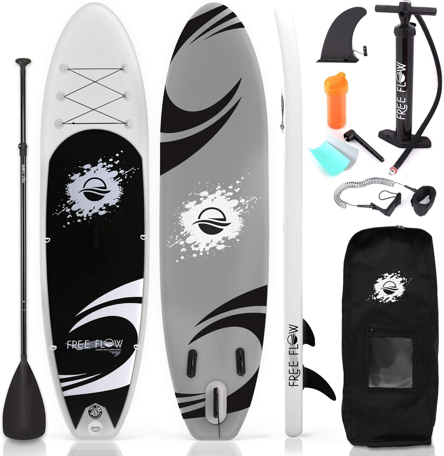 Lightweight 10'6" Paddle Board with EVA Deck - Ideal for Family Fun & Adventure