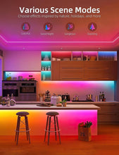 Load image into Gallery viewer, Flexible 16.4Ft LED Neon Rope Lights - Waterproof, App Control &amp; Color Changing