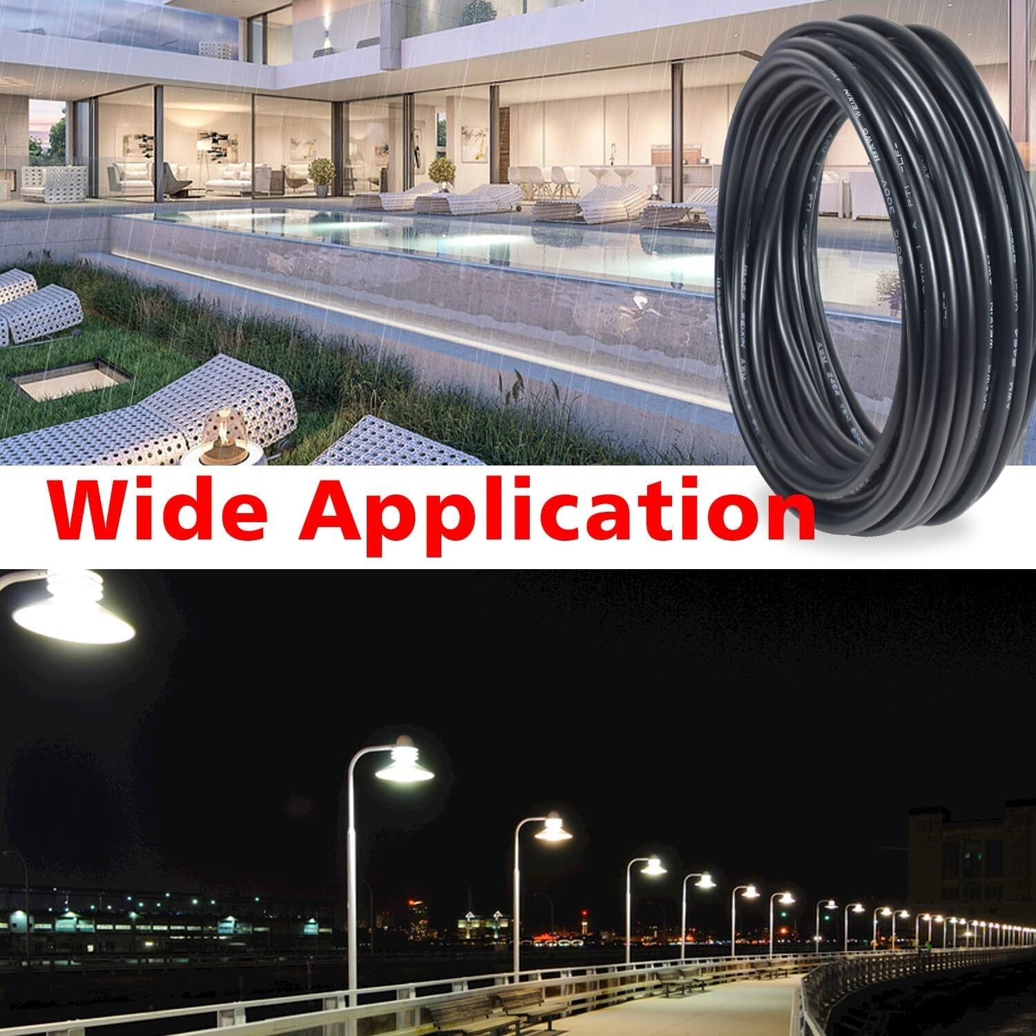 Durable Tinned Copper Wire 18 Gauge - 100FT PVC Insulated for LED & Marine Use