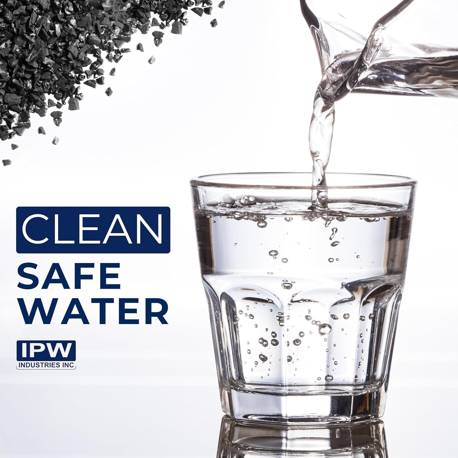 Coconut Shell Activated Charcoal - 20lbs for Home & Commercial Water Systems