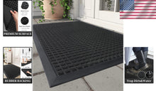 Load image into Gallery viewer, Low-Profile Welcome Mat - Durable Rubber Backed Indoor/Outdoor Doormat 24''x47''