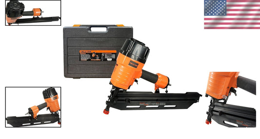 Air-Powered Framing Nailer with Interchangeable Trigger - Precision Nailing Tool