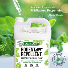 Load image into Gallery viewer, Safe and Effective Natural Peppermint Oil Spray 128 oz - Ideal for Home &amp; Garage