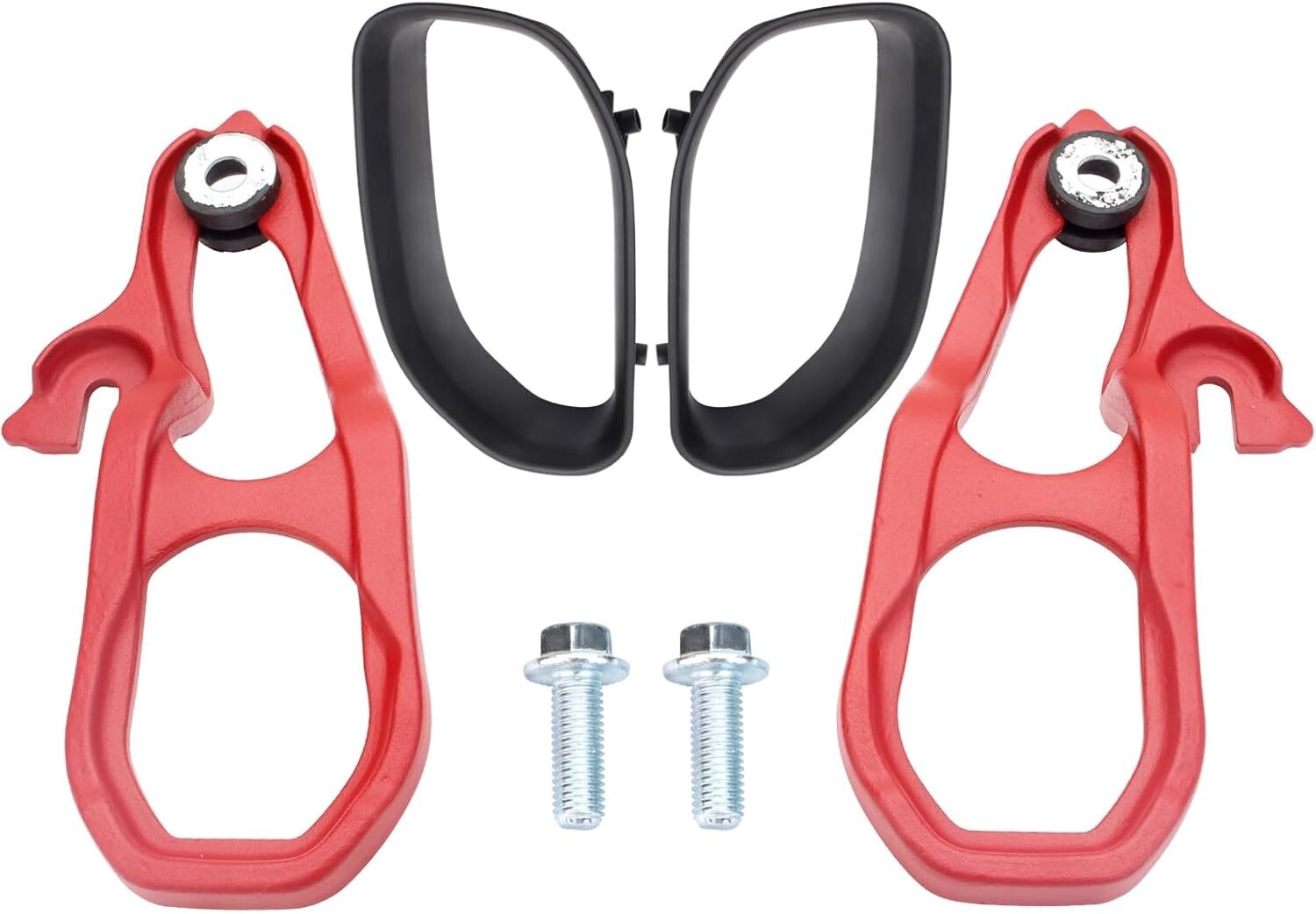 Durable Red Tow Hooks Set for 2019-2024 RAM 1500 - Easy Installation Included