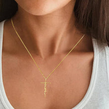 Load image into Gallery viewer, Women’s 925 Sterling Silver Cross Necklace - Beautiful Faith Pendant Jewelry