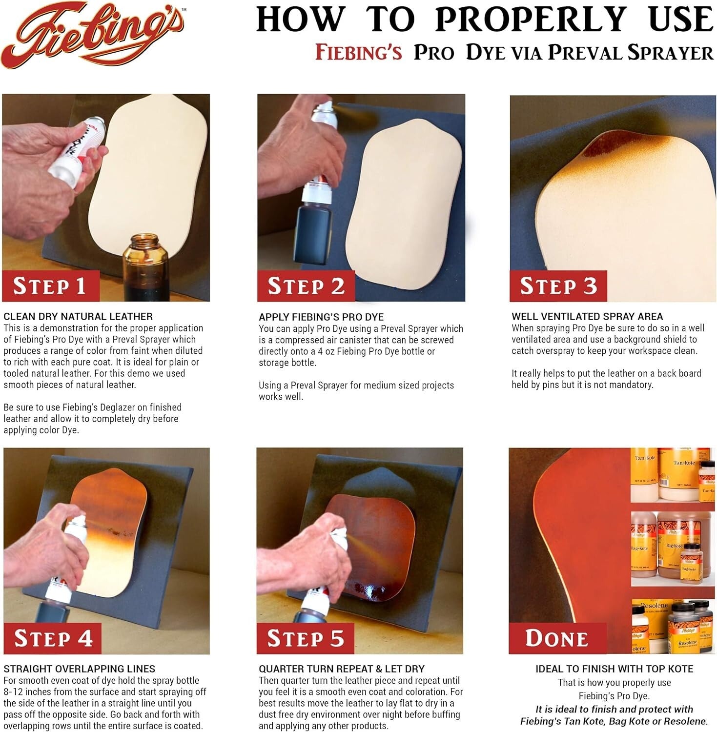 Black 32oz Pro Dye - Versatile Leather and Wood Stain for Professional Use