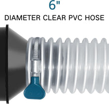 Load image into Gallery viewer, Flexible 6" x 10' Puncture Resistant PVC Dust Hose for Enhanced Dust Control