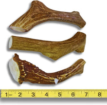 Load image into Gallery viewer, Odorless Antler Dog Chews Set - 3 Pack of Long-Lasting Chews for Large Breeds