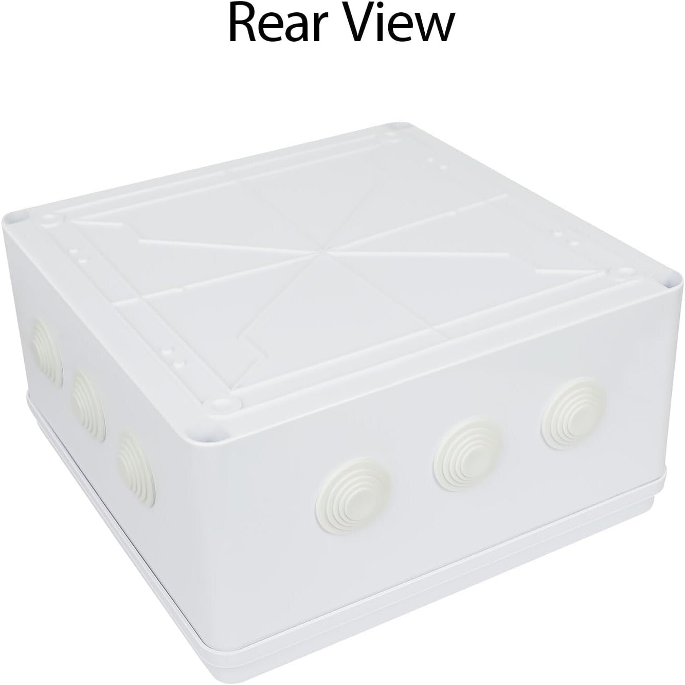 Electrical Junction Box with IP65 Rating - Compact 11.8" x 11.8" for Any Project