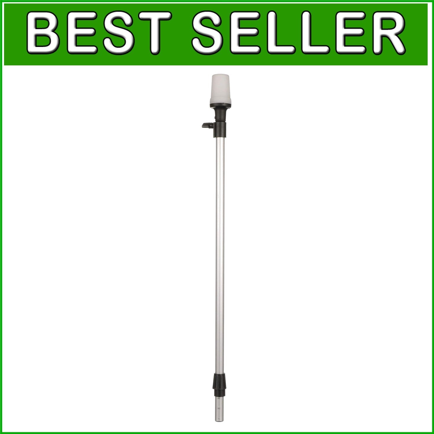 All-Around Boat Light with 2 Mile Visibility - Height Adjustable Pole Design