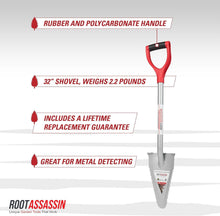 Load image into Gallery viewer, Versatile 32-Inch Serrated Garden Shovel/Saw for Efficient Digging Tasks