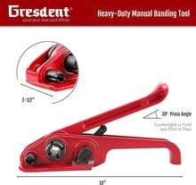 Load image into Gallery viewer, Multi-Purpose Manual Banding Tools - Red Polypropylene Strapping Set (2-Pack)