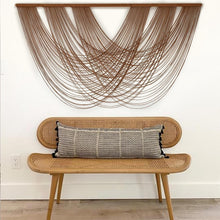 Load image into Gallery viewer, Boho Macrame Wall Hanging 59'' W - Large Cotton Tapestry for Stylish Interiors