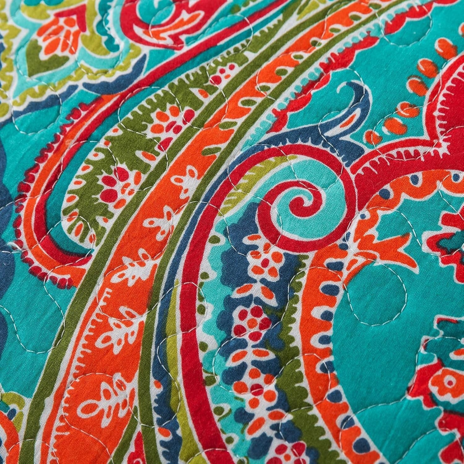 Luxurious Cotton Quilt Set with Gorgeous Floral Pattern - California King Size