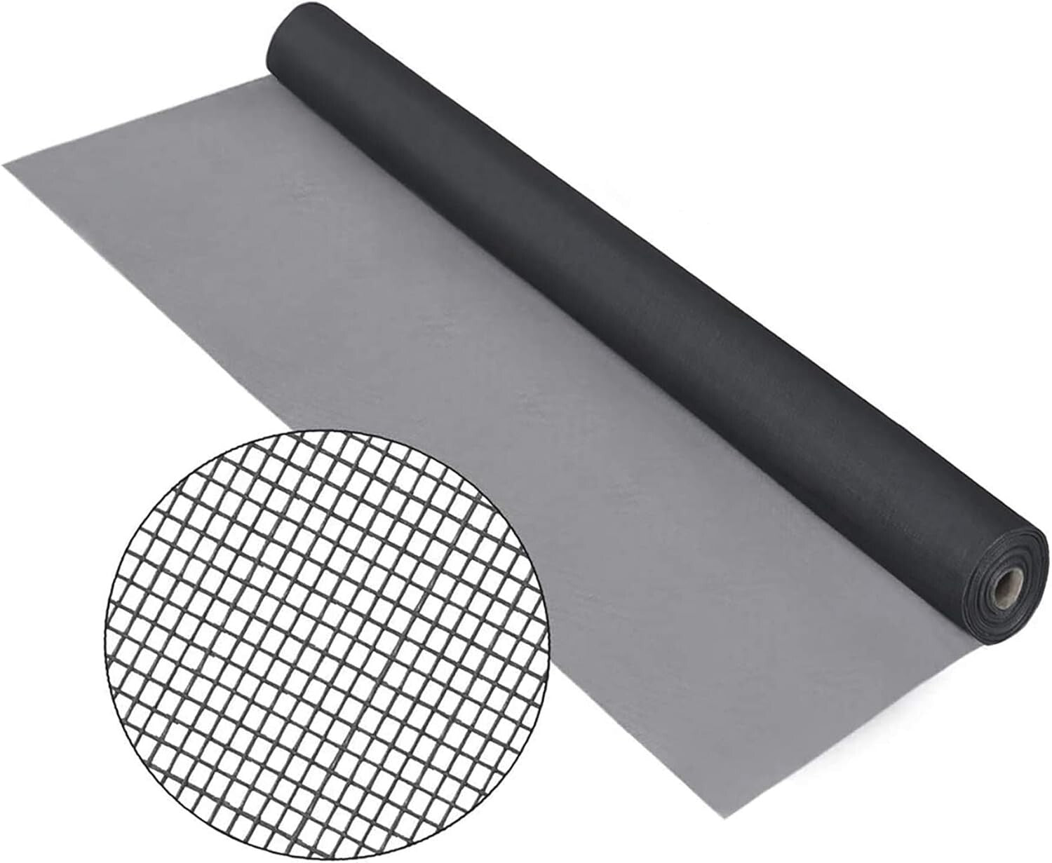 Versatile 84in x 100ft Fiberglass Mesh Screen Roll for Patio and Window Screens