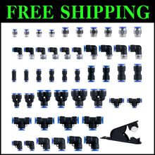 Load image into Gallery viewer, Versatile 53-Piece Air Line Kit with Durable Storage Case &amp; Tubing Cutter