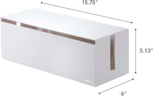 Load image into Gallery viewer, Compact &amp; Elegant Cable Box for Power Strips – Stylish Desktop &amp; Floor Storage