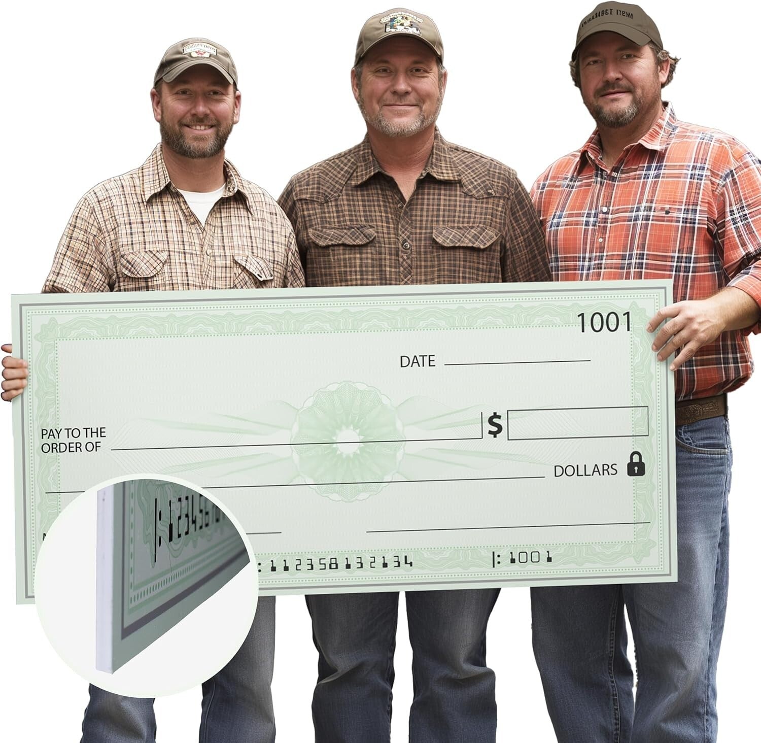 Giant 36x16 Dry Erase Big Check - Perfect for Memorable Presentations