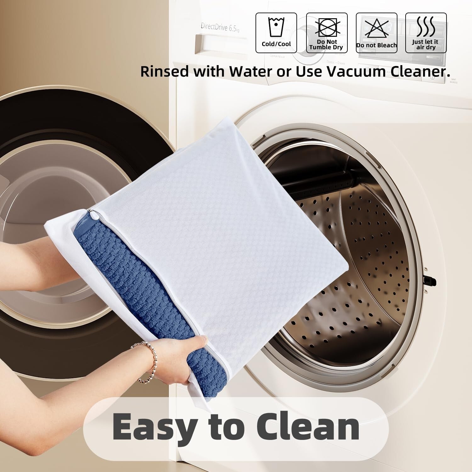 Elegant Quick Dry Navy Blue Bath Mat - Washable Non-Slip Runner Rug 24x60