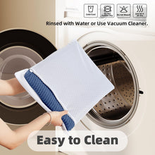 Load image into Gallery viewer, Elegant Quick Dry Navy Blue Bath Mat - Washable Non-Slip Runner Rug 24x60