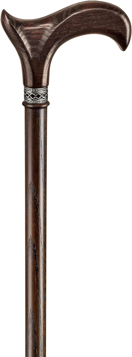 Unique 36 Inch Wooden Walking Stick for Men & Women - Handcrafted and Ergonomic
