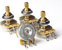 Load image into Gallery viewer, Versatile 4-Pack of 500k CTS Pots - Ideal for Electric Guitars and Upgrades