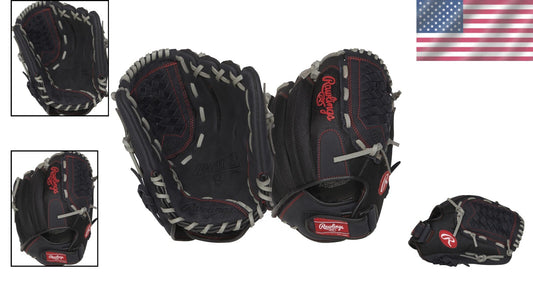 Game-Ready Renegade 12" Softball Glove with Cushioned Palm for Impact Protection