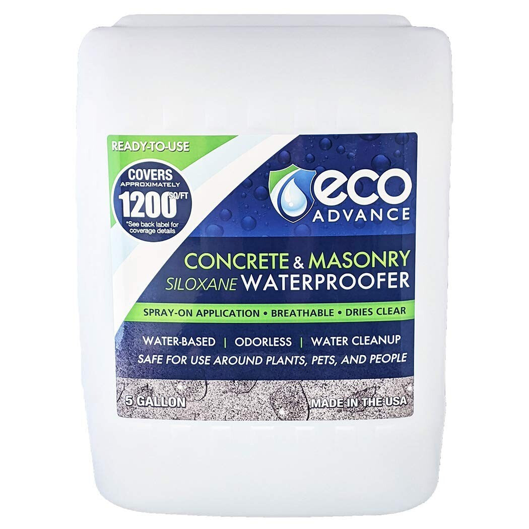 Odorless Siloxane Waterproofer - 5 Gallon Eco-Friendly Solution for Surfaces