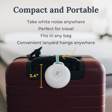 Load image into Gallery viewer, Rechargeable White Noise Machine Duo: 3 Sounds, Volume Control, Travel Essential