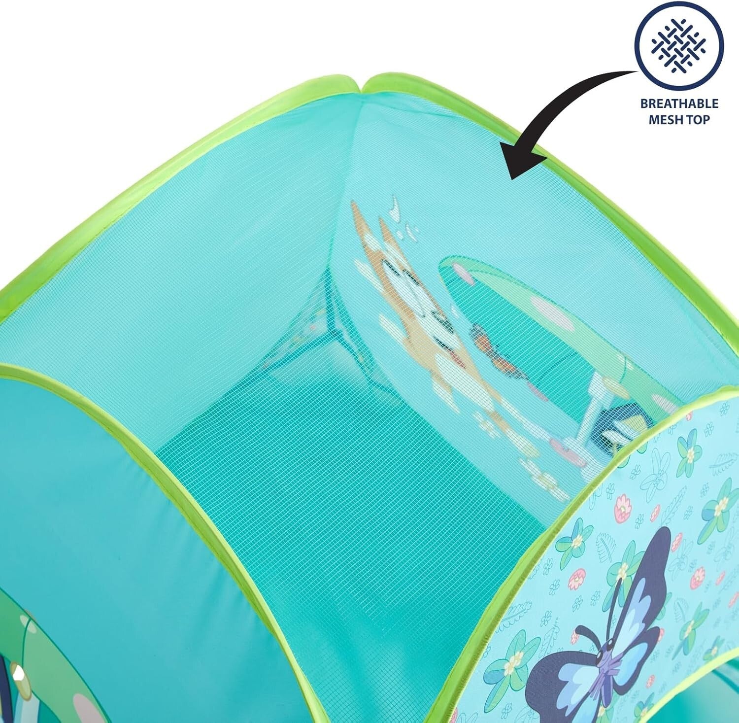 Delightful Bluey Pop-Up Play Tent with Bonus Pillow & Flashlight - Perfect Gift!